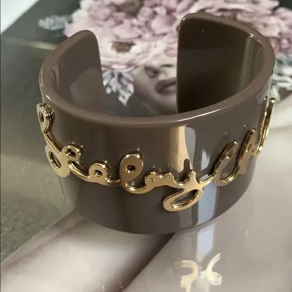 See by Chloe logo plastic cuff bracelet - Picture 2 of 7